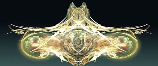 Illustration for article titled The Strange Golden Insectoid Visitor That Descends Upon Apocalyptic Earth